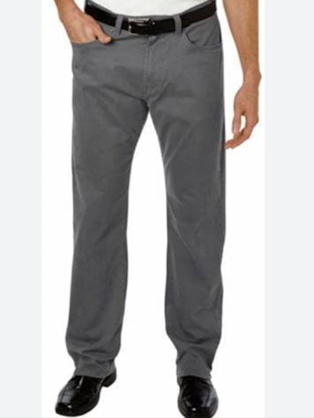 Men's Brushed 5-Pocket Pants - Kirkland - Grey - 34x32